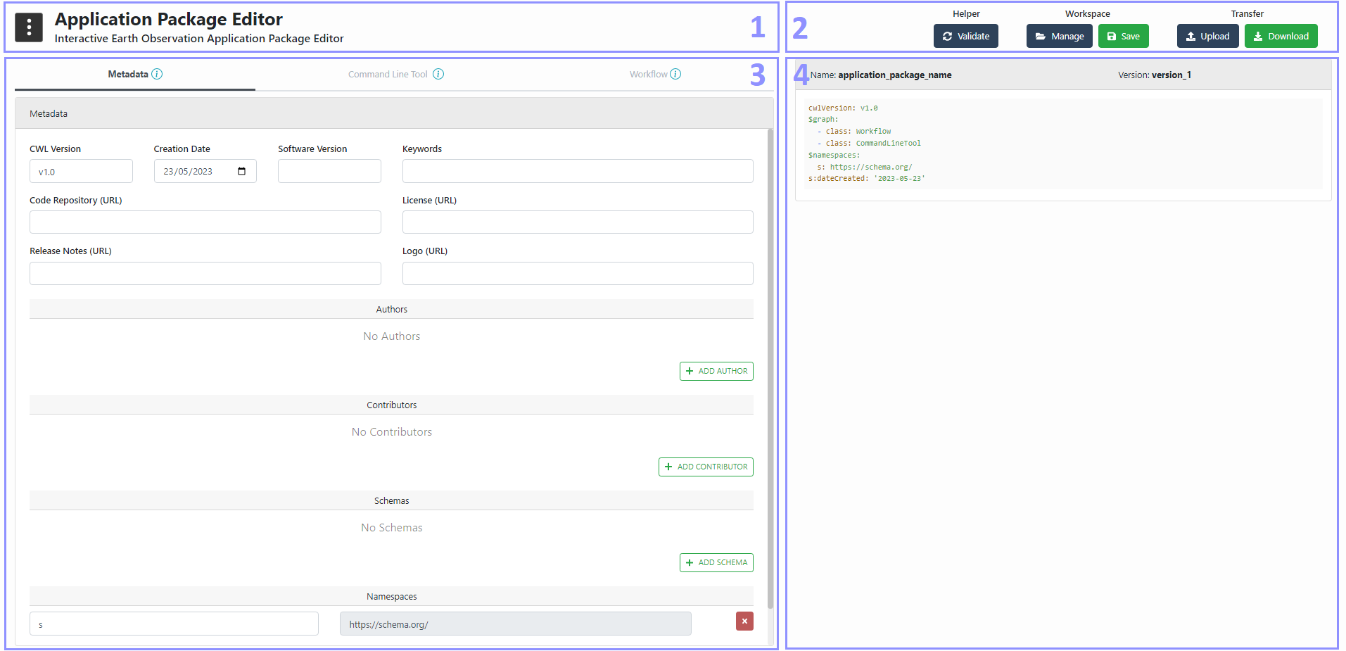 Editor GUI Overview
