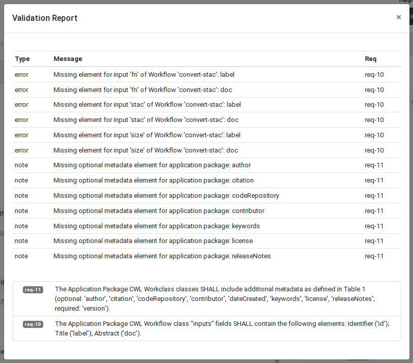 Validation Report